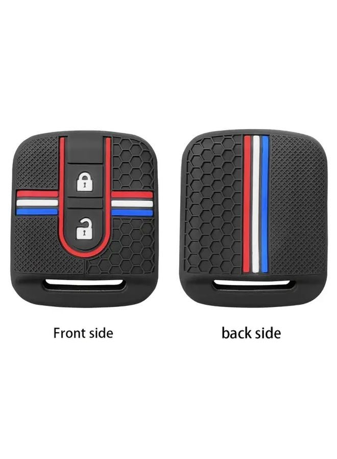 Black Silicone Car Key Cover For Nissan Tiida Micra K12 Navara Qashqai J10 Primera Almera Sunny X Trail - Image 3
